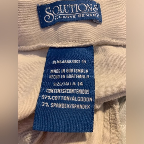 Solutions by Harve Bernard Khaki Capris Size 14 - Picture 3 of 4